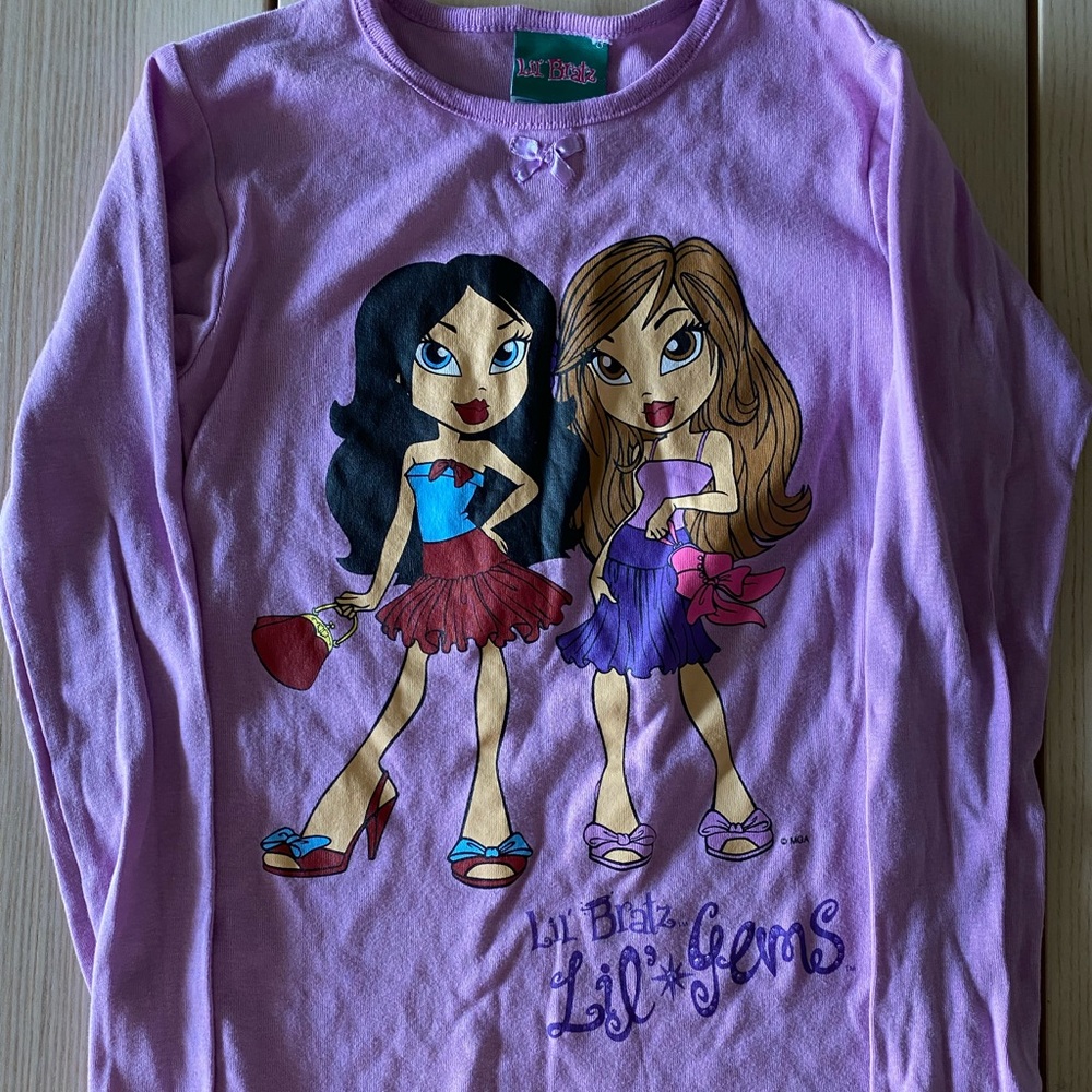 Vintage Lil’ Bratz Pajama / Long Sleeve Shirt Youth 10